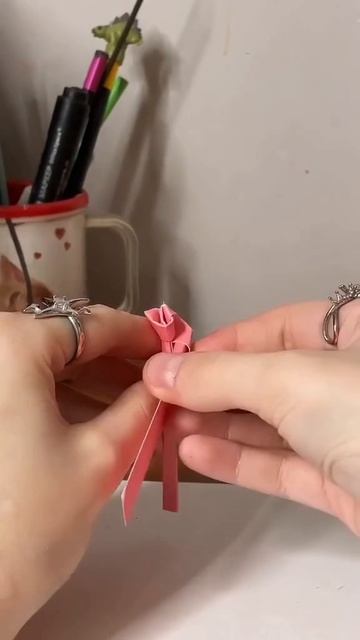 букетик из бумаги