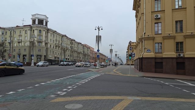 Сталинские застройки в центре Минска