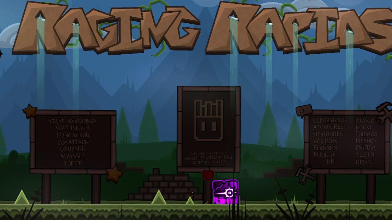 RAGING RAPIDS EASY DEMON 100%???