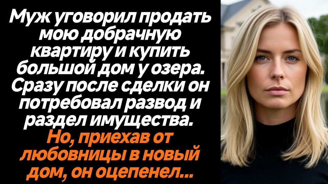 Жизненные истории/Сразу после сделки муж потребовал развод и раздел имущества