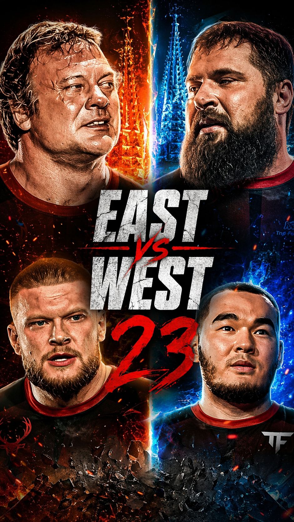 East vs West 23 trailer armwrestling devonlarrat