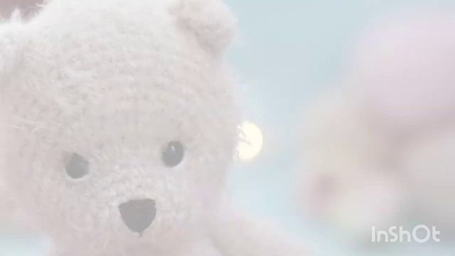 Мишка крючком из фактурной пряжи по схеме Мишка в пижаме