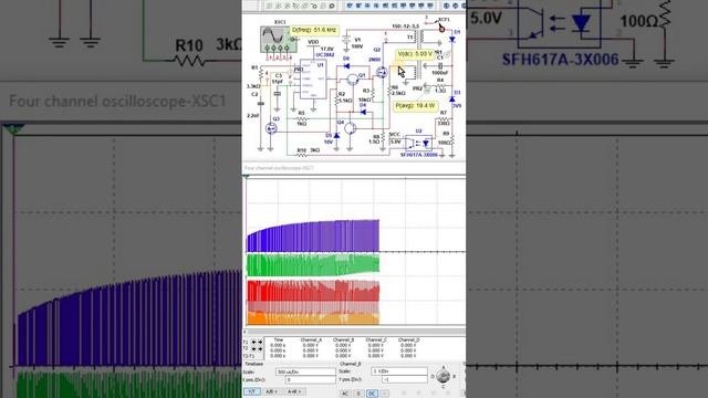 UC3842 и три режима.  ШИМ, Fixed Off Time и QR Flyback.