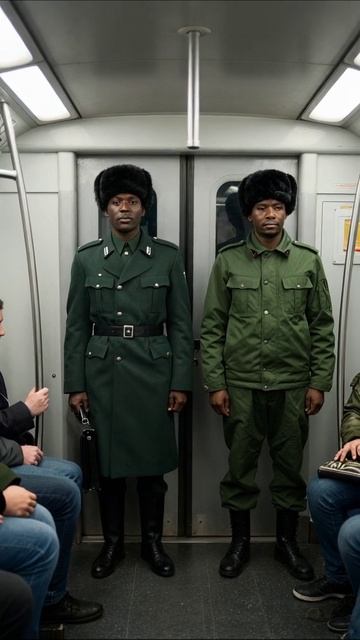 Чудесное превращение: люди в форме на метро метро форменнаяодежда жизньвгороде