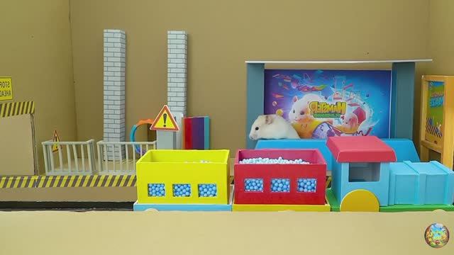 Приключение хомячка в красочном лабиринте - миссия: убежать от плохих игрушек! часть 6