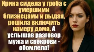 Истории из жизни. Слушать истории.  Ирина сидела у гроба с умершими близнецами и рыдая, решила в