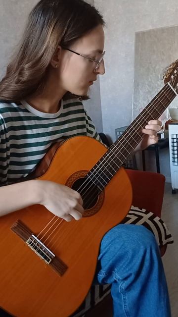 Классическая гитара Подбирали соло на слух