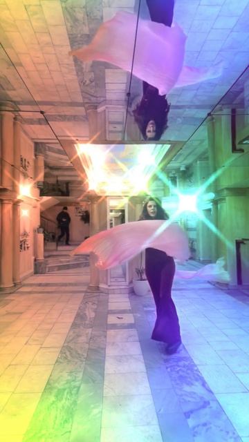 Разминка перед выступлением с Шелковыми веерами