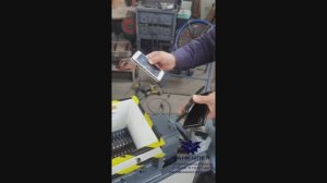 Двухвальный Шредер MRS-180N Переработка телефонов с аккумуляторами.