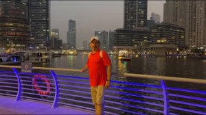 Вечер в Марине в Дубае