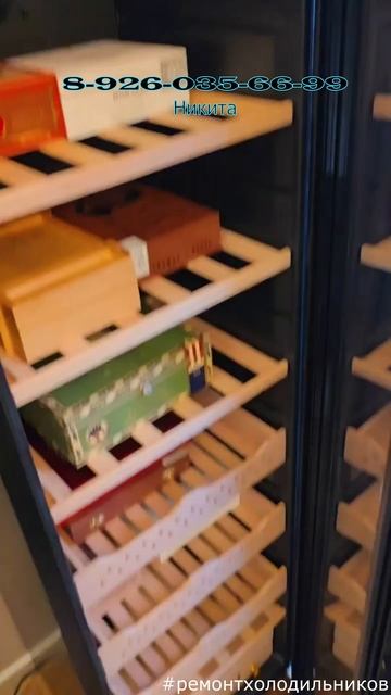 Ремонт сигарного шкафа CIGARLOONG Москва 8 926 035 66 99 Никита