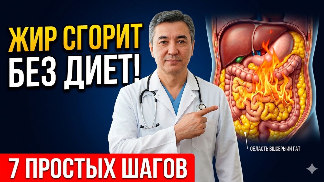 Висцеральный жир сгорит за 7 шагов: Инсулин под контролем врача