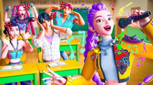 РУМИ РАЗУЧИЛАСЬ ПЕТЬ! K-Pop Охотницы на Демонов Huntrix анимация