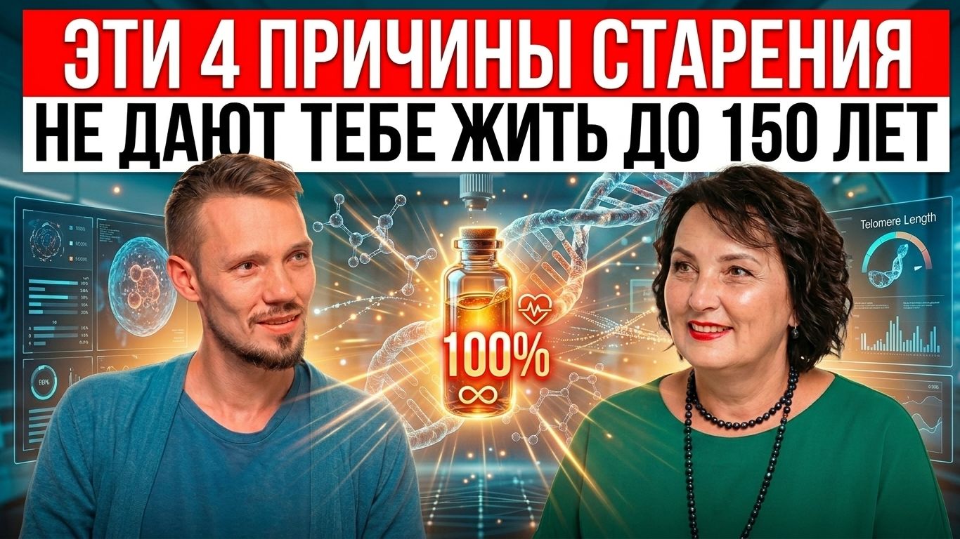Эти 4 причины старения не дают тебе жить до 150 лет. Открытие российских ученых изменит мир