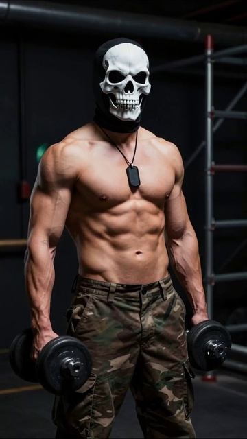 Сила и стиль: тренировка с черепом фитнес тренировка сила