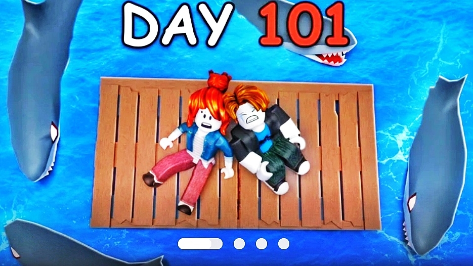 ВЫЖИВАЕМ 101 ДЕНЬ НА ПЛОТУ В РОБЛОКС