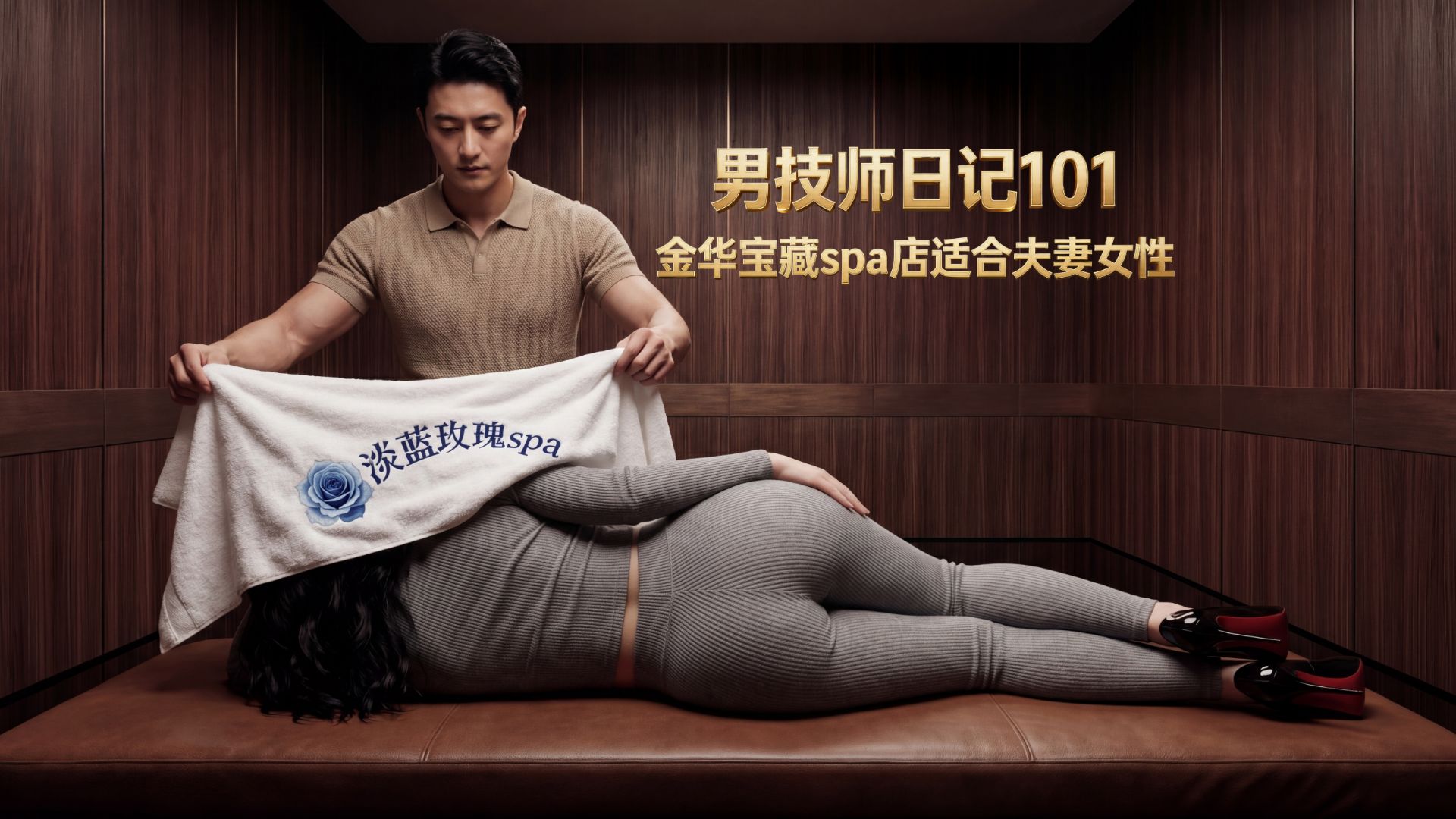 视频-金华宝藏spa店专属于夫妻情侣女性体验男技师异性精油按摩的高端会所推荐