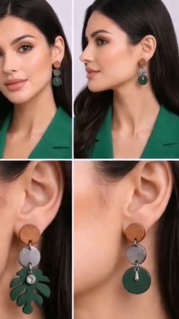 Серьги из эко коллекции, артикул в описании