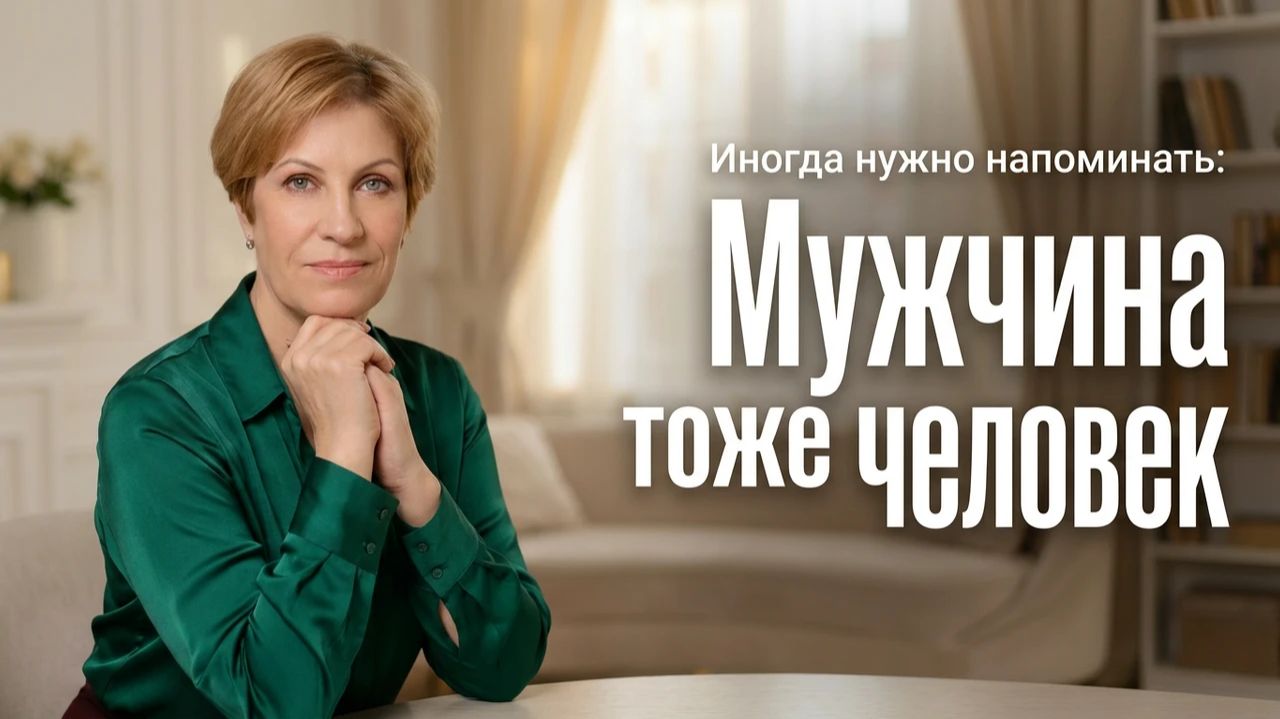 Мужчина тоже человек