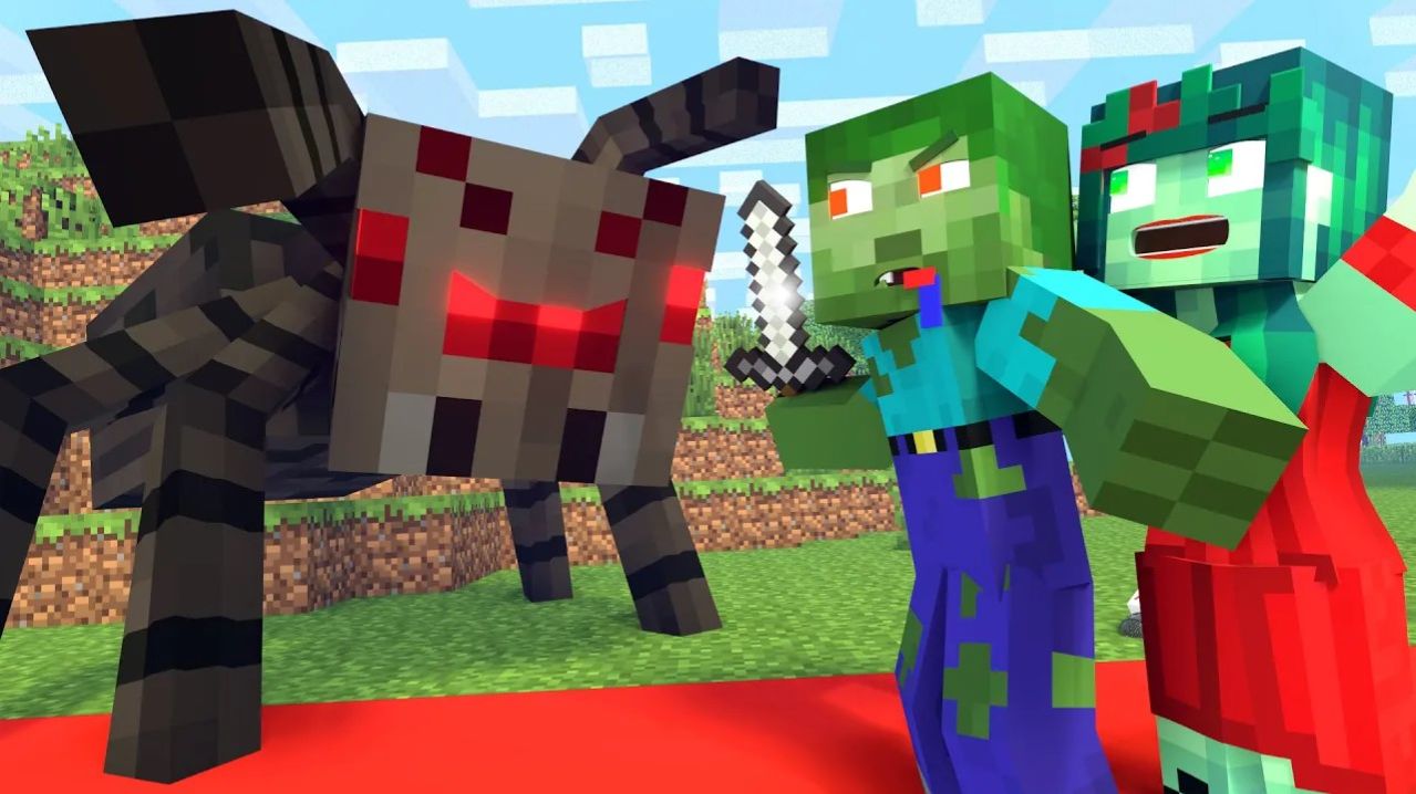 Героический подвиг Нуба ｜ Жизнь ЗомБо и Зоммы. Майнкрафт Мультик