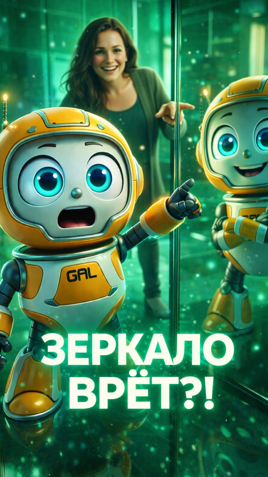 Почему зеркало меняет лево и право, но не верх и низ? | Физика за 60 секунд #Shorts