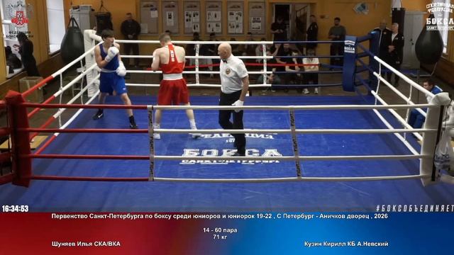 60 71 кг Шуняев Илья СКАВКА Кузин Кирилл КБ А.Невский
