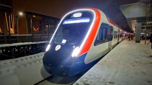 Поездка на поезде Иволга в Москве (забыли выложить зимой!!!)