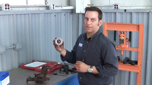 Правильная установка запрессованного подшипника переднего колеса SKF AUTO