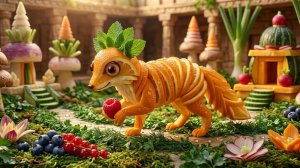 Мандариновый секрет: кто спрятался в кожуре? 🍊🐾 Самый милый АСМР ✨