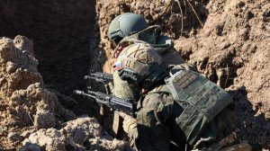 Гвардии рядовой Хатенов ворвался в траншею и уничтожил личный состав ВСУ