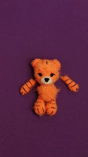Тигрёнок крючком по МК Mazayka Toys #амигуруми #символ2022 #вязаныйтигр #crochettiger #amigurumi