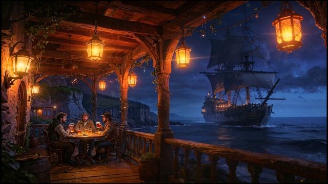 Морские хижины - Матросская музыка и атмосфера пабов, фоновая пиратская музыка