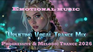 Uplifting Vocal Trance Mix  Progressive & Melodic Trance 2026  (Emotional music)