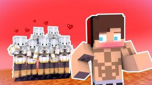 Джей Джей остался наедине с МИЛЫМИ АНИМЕ-ДЕВУШКАМИ на платформе, окруженной ЛАВОЙ