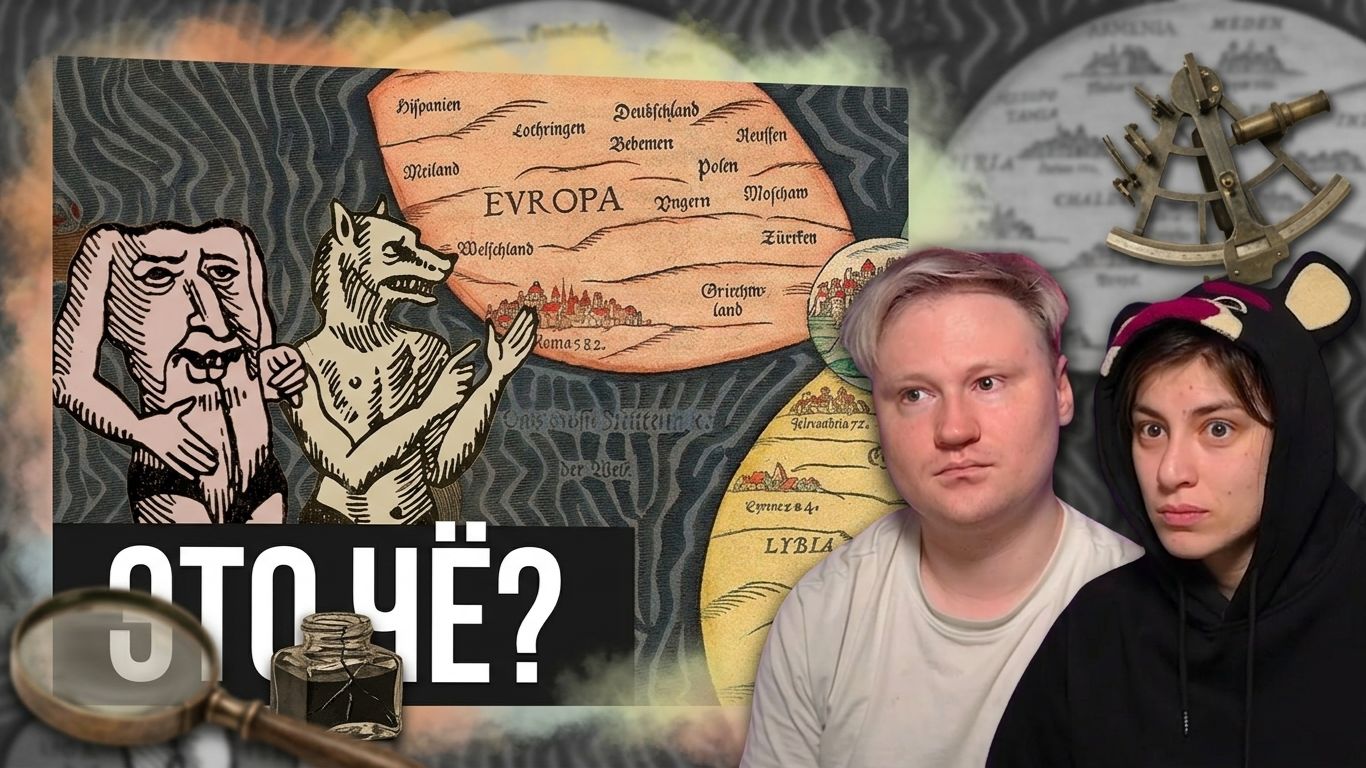 ПОЧЕМУ ДРЕВНИЕ КАРТЫ МИРА ТАКИЕ СТРАННЫЕ РЕАКЦИЯ на Redroom