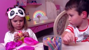 Макс и Катя рисуют ЧЕЛЛЕНДЖ Три Маркера