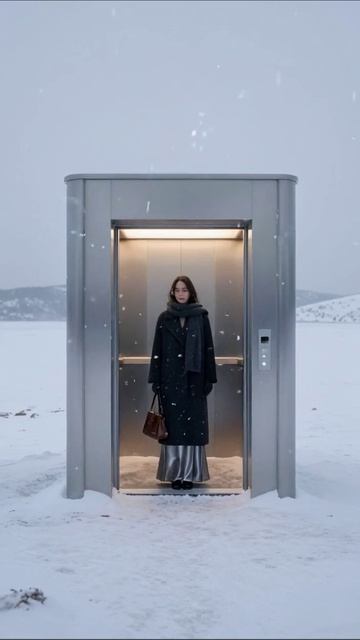 Загадка зимнего лифта зима мистика красота