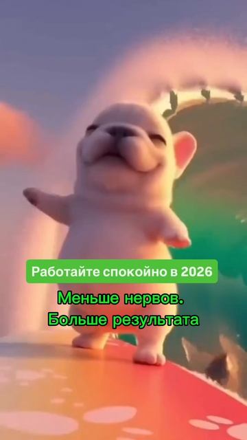 Работайте спокойно в 2026г. Меньше нервов. Больше результата!