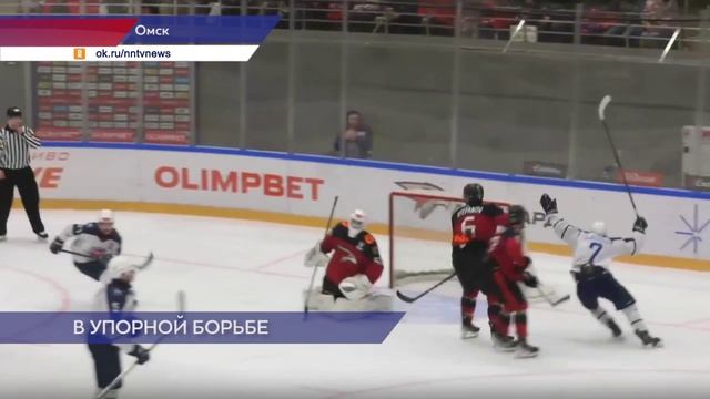 Второй матч противостояния Чайки и Омских Ястребов завершился победой нижегородских хоккеистов
