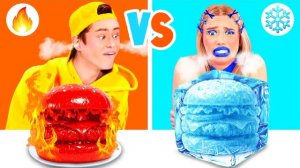 Холодная vs горячая еда челлендж