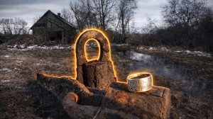 Коп в заброшенной деревне с металлоискателем — нашёл замки… а где клад?!