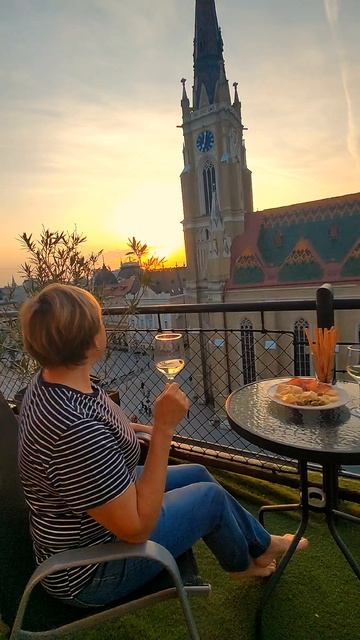 Весенний вечер в Нови Сад, Сербия, 16.04.2026 г., 19:00