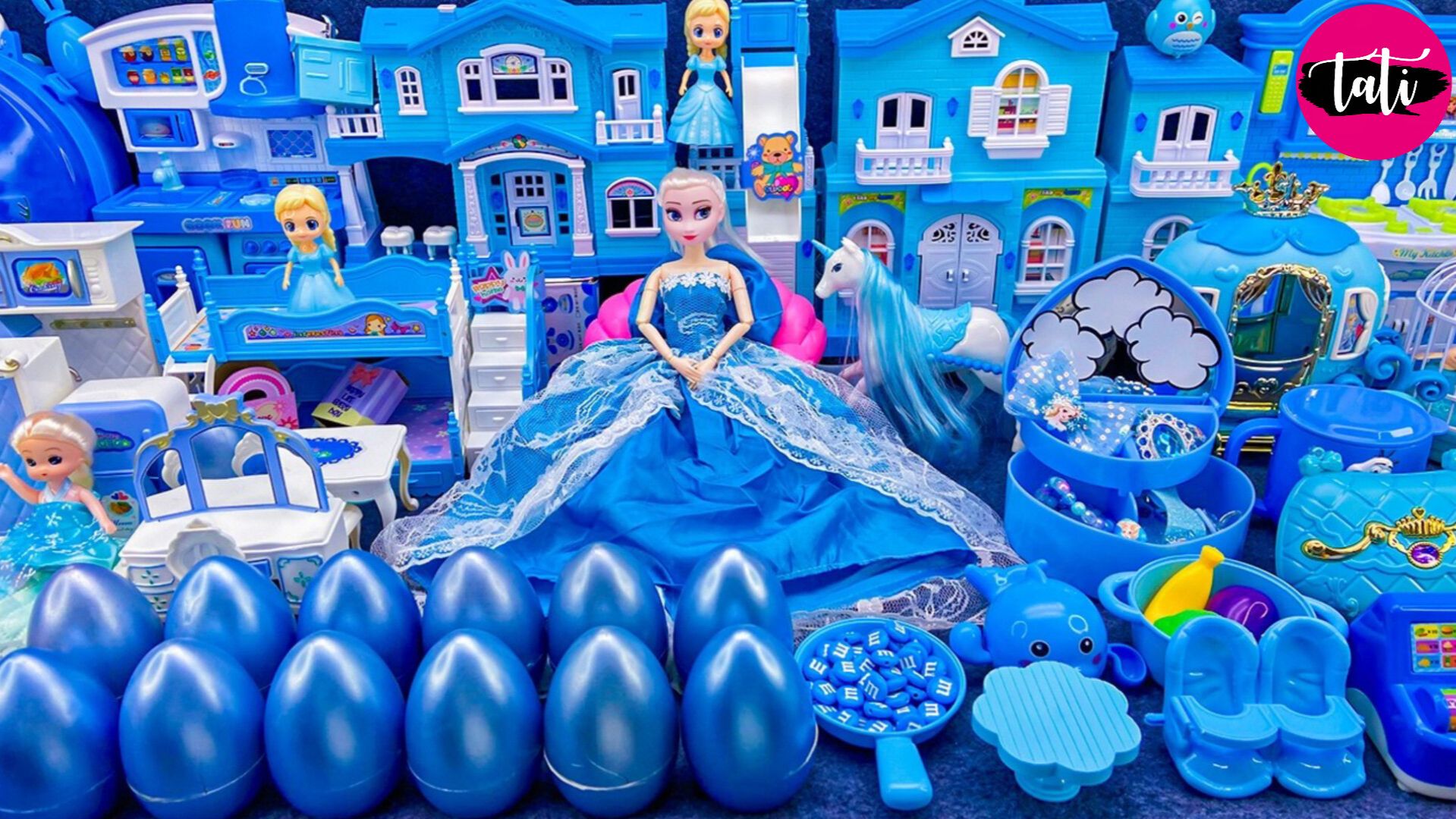 Играем в игрушки из мультика принцесса кукла Барби. Мультфильм для детей. ASMR АСМР