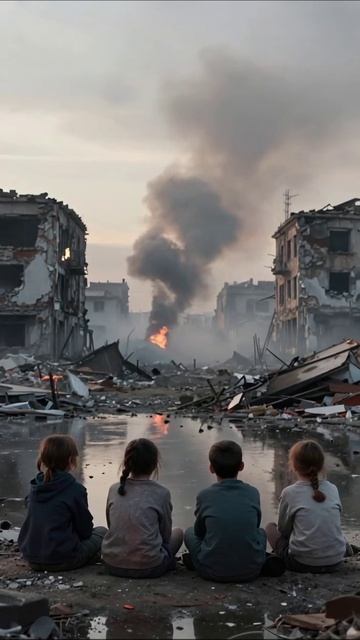 Дети будущего в мире разрушений война разрушение детство