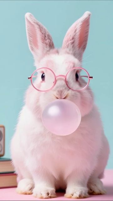 Умный кролик с пузырем: веселые приключения! кролики веселье приключения