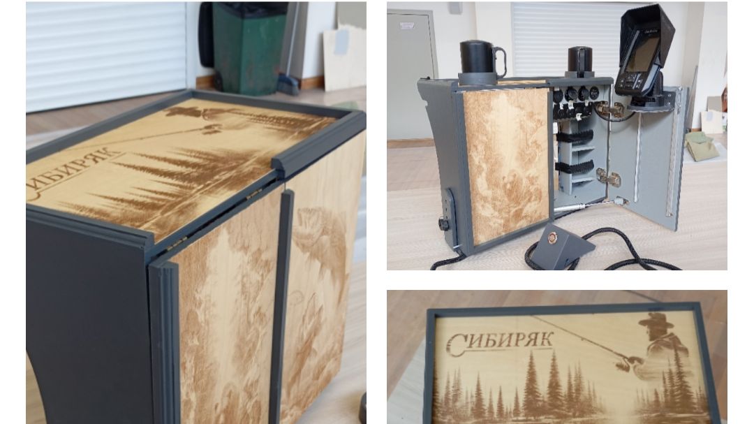 Самый заряженный столик для эхолота в лодку ПВХ.