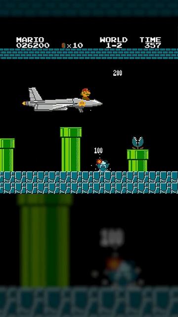 Super Mario и самолет