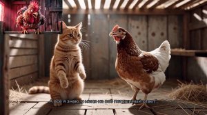 БАСНЯ "КУРИЦА и КОТ."