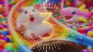 Приключение хомячка в красочном лабиринте - миссия: убежать от плохих игрушек! часть  1