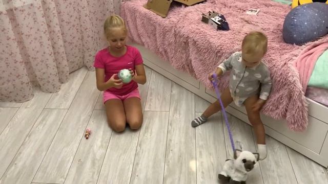 Распаковка котика furReal и LOL